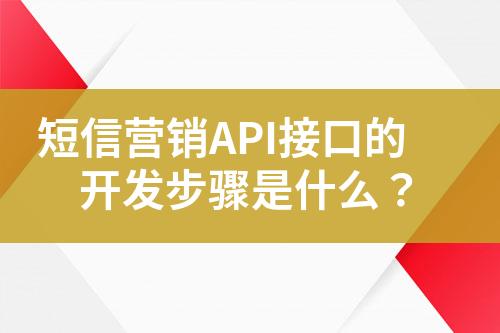 短信營銷API接口的開發(fā)步驟是什么？